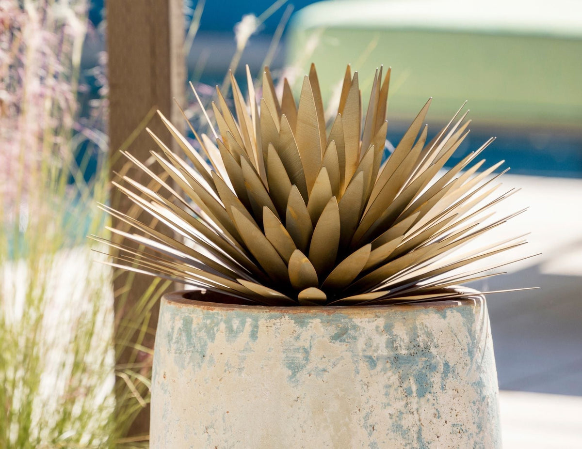 Metal Yucca Sculpture