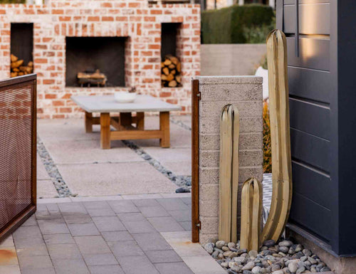 3-Piece Mexican Fence Post Sculpture