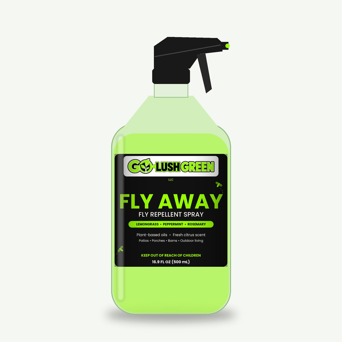 Fly Away Fly Repellent Spray 16.9 fl oz bottle
