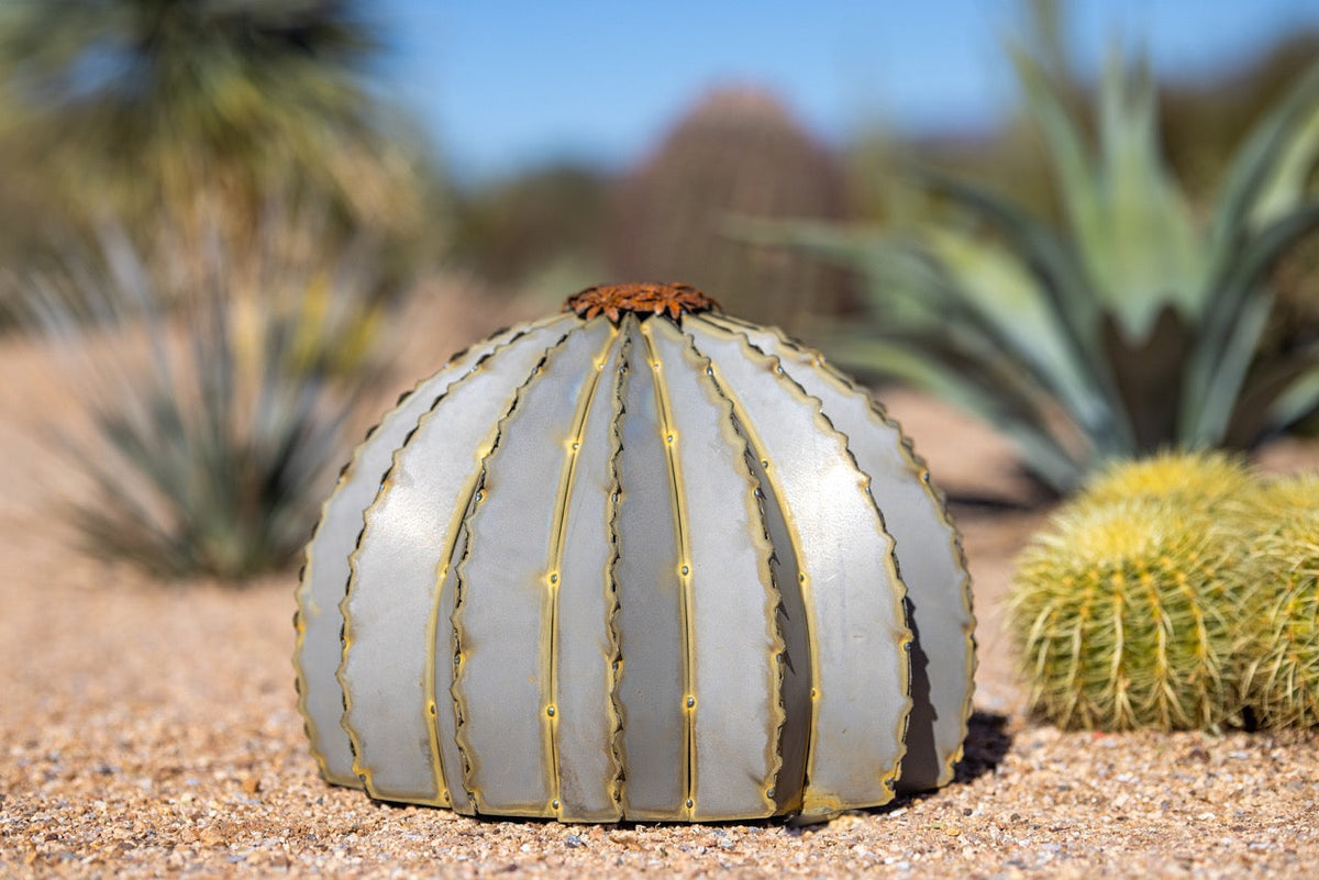 Metal Barrel Cactus Torch